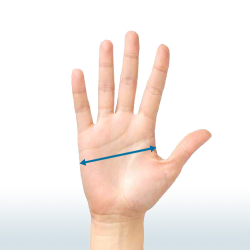 Ermittlung der passenden Handgr�sse