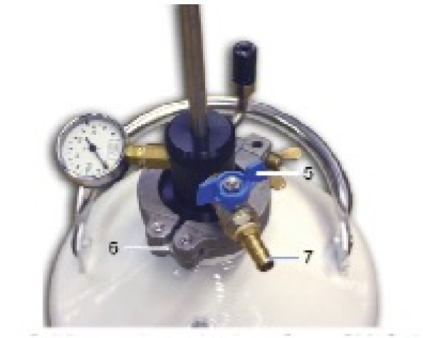 Entnahmeheber f�r Air Liquide Beh�lter