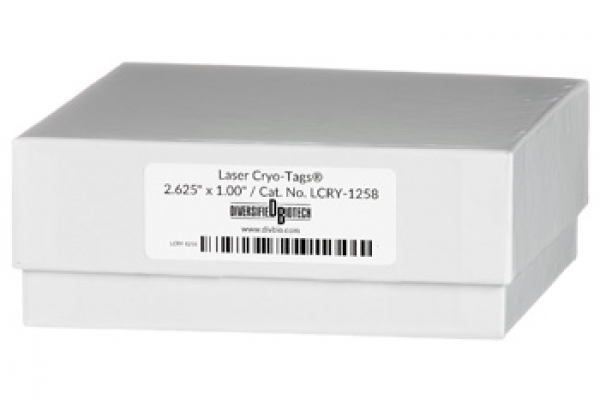 Cryo-Tags 67x25 mm f�r Laser-Drucker (3.000 Stk.)