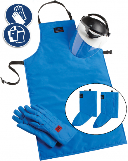 WP CRYO- Temp Schutz Set schulterlang mit Gamaschen