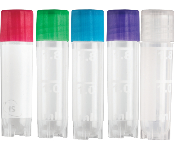Cryo Vials 2ml Aussengewinde, natur
