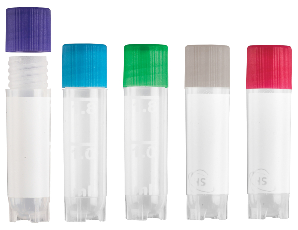 Cryo Vials 2ml Aussengewinde, natur
