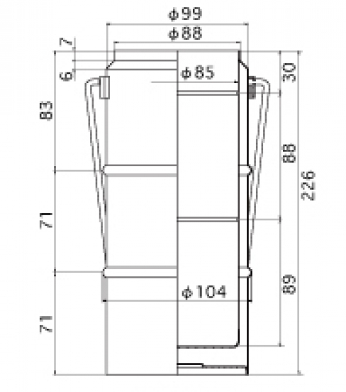 offener Edelstahl-Dewar 1,0l