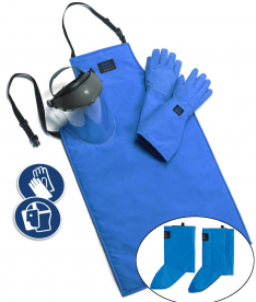 CRYO- Temp Schutz Set schulterlang mit Gamaschen