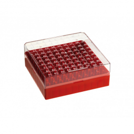 Kryobox mit 10x10 Raster