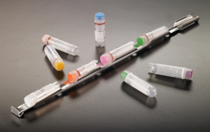 5er Aluminiumhalter f�r Kryor�hrchen